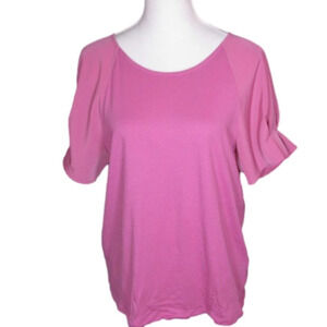 BANANA Republic Pink Short Sleeve Top Size Large